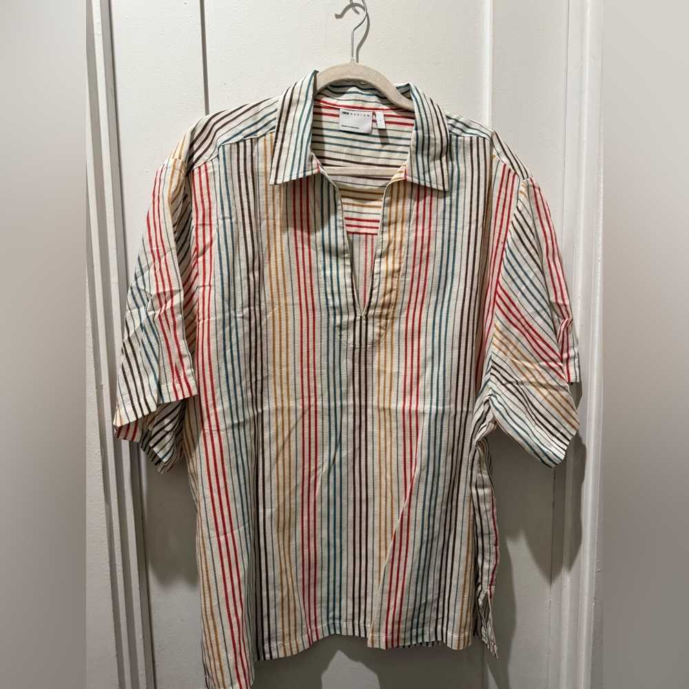 ASOS Multicolor Striped Casual Shirt